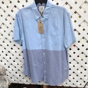 Men’s Large Blue True Craft short sleeve shirt. BRAND NEW/NEVER BEEN WORN/NWT